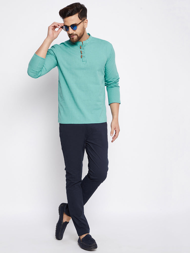 Men's Cotton Straight Kurta