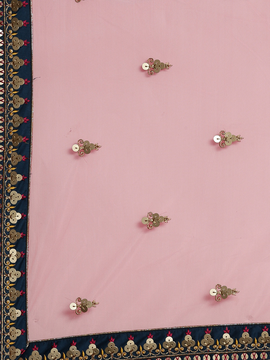Women's Teal - Satin Silk A-Line Fully Stitched Lehenga - Royal Dwells