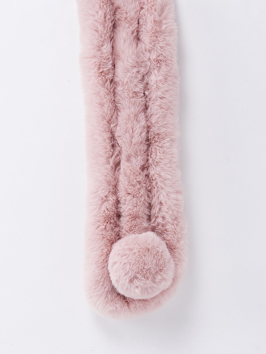 Women's Fur Scarf - Pink - InWeave