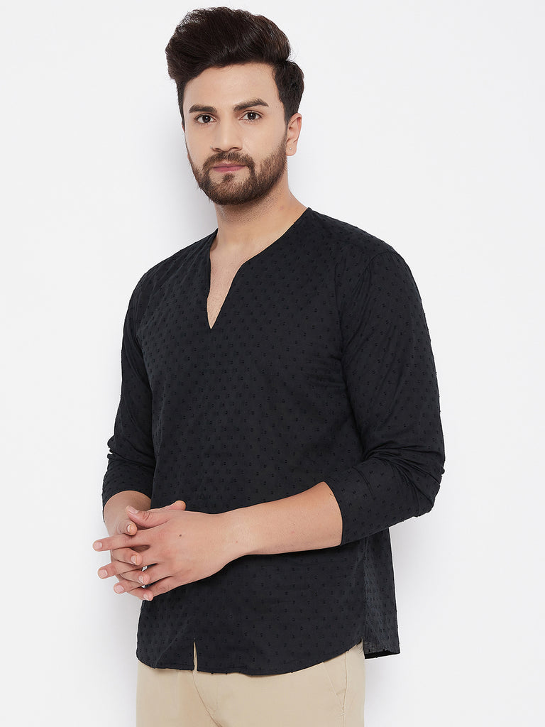 Men's Solid Cotton Kurta