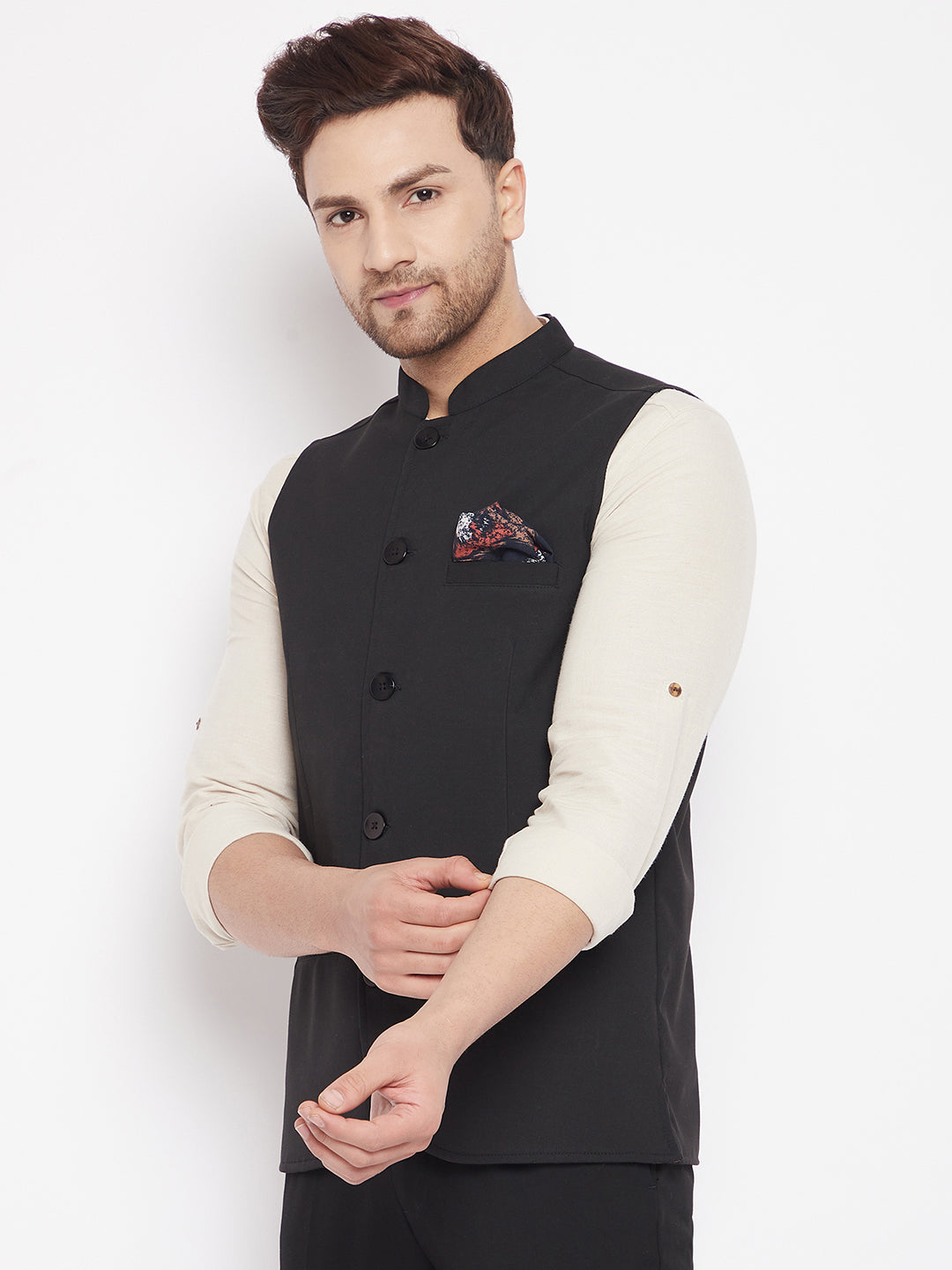 Men's Nehru Modi Jacket Waistcoat along with Inner Pocket Premium Cotton  Fabric with Stylish Sleeveless Bandh gala Regular Fit for Festive, Casual,  or Occasional || Nehru Jacket For Men || (Pack Of 1)