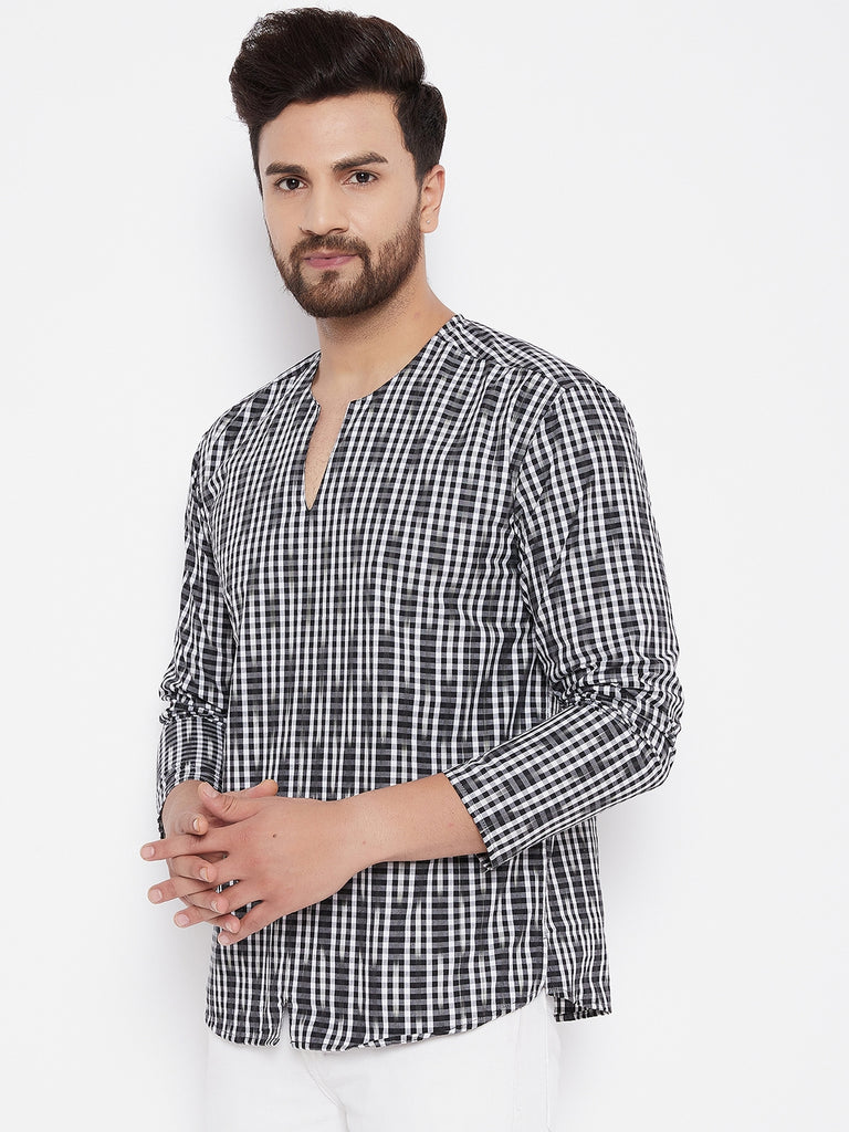 Men's Solid Cotton Kurta