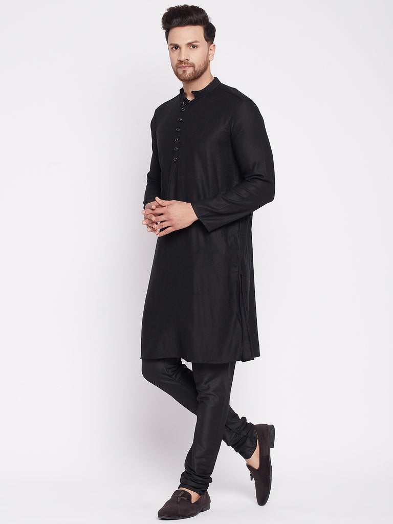 Men's Kurta with Slit Necklin