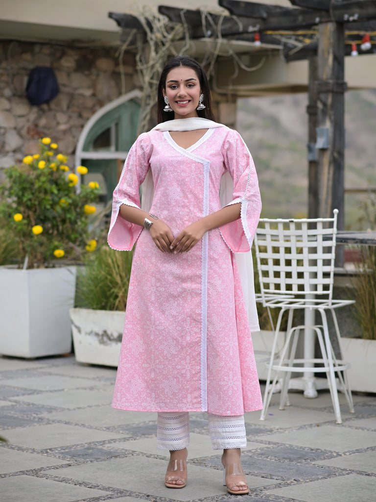 Women's Printed Cotton Kurta