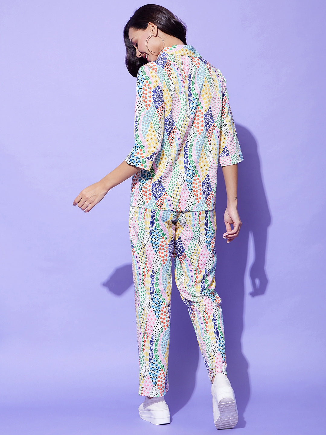Women's Multi Colored Co-Ord Set