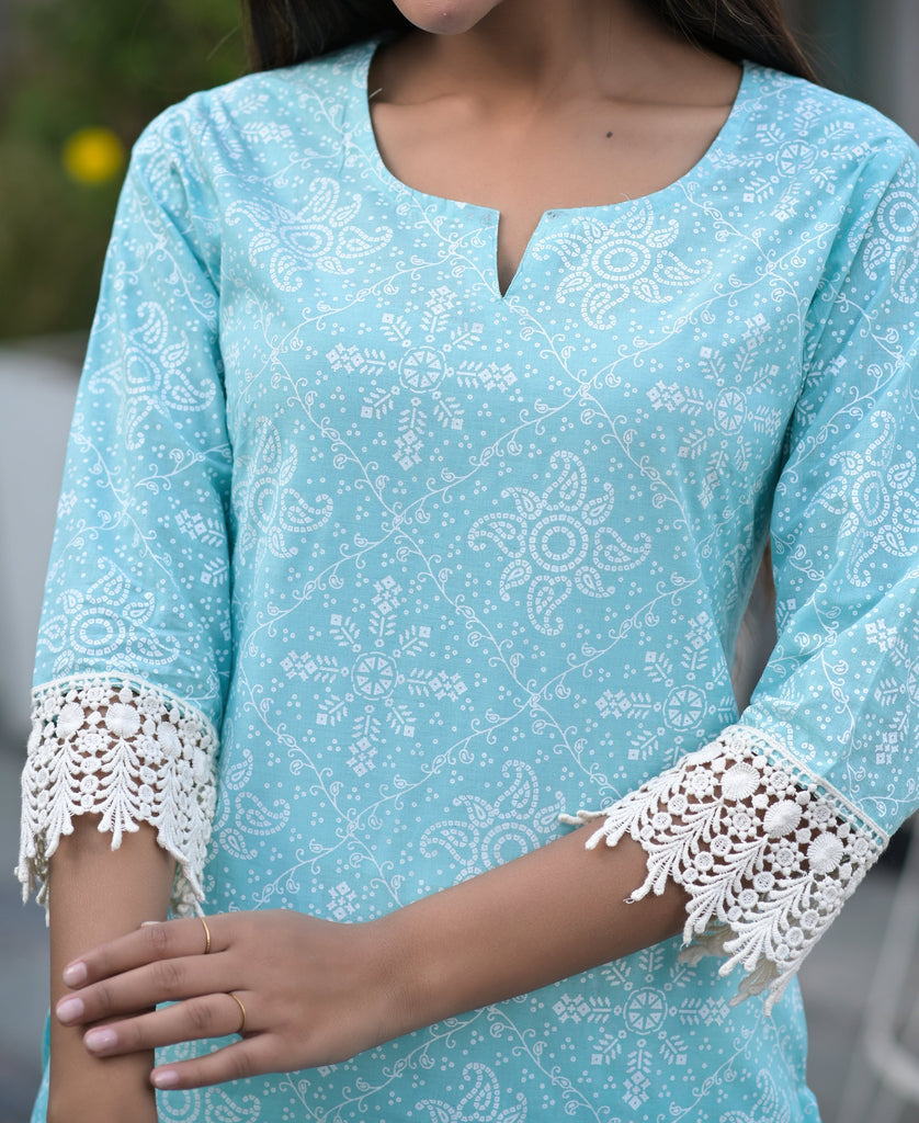 Women's Printed Cotton Kurta