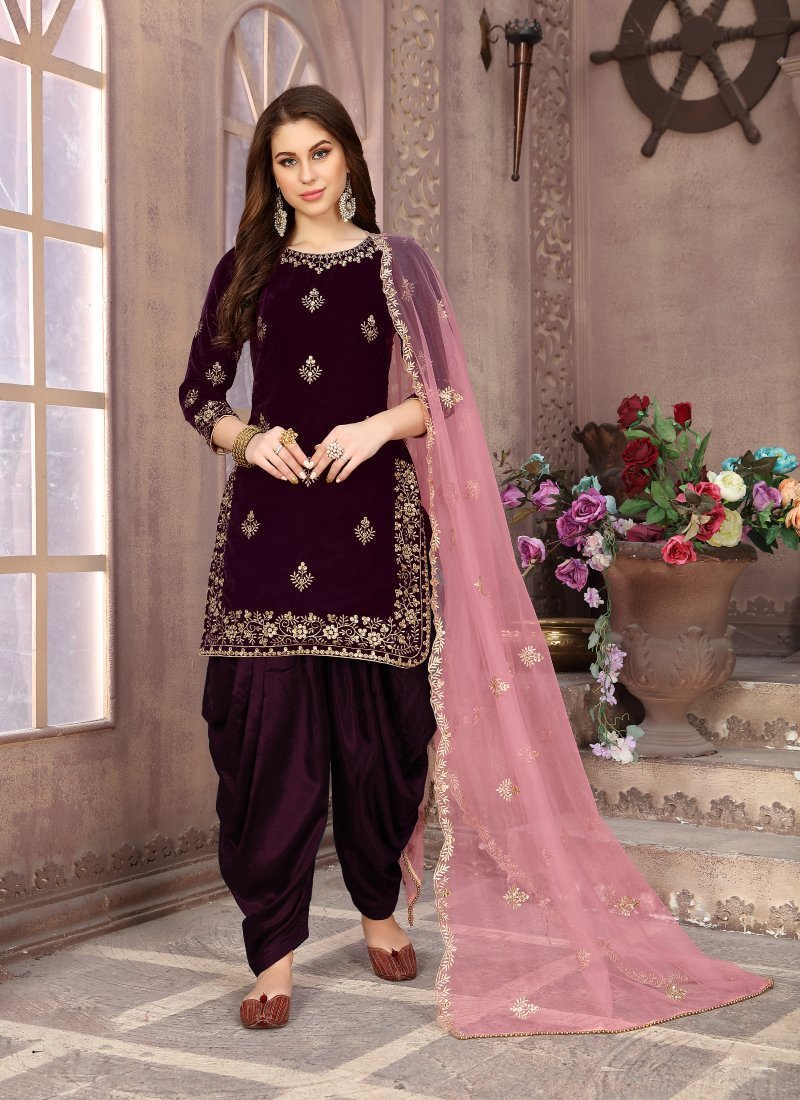 Wine Floral Embroidered Work Net Pakistani Suit, Salwar Suit, Designer  Salwar Suit, Women Salwar Suits, महिलाओं का सूट सलवार - Maia Nava,  Bengaluru | ID: 2851808881033