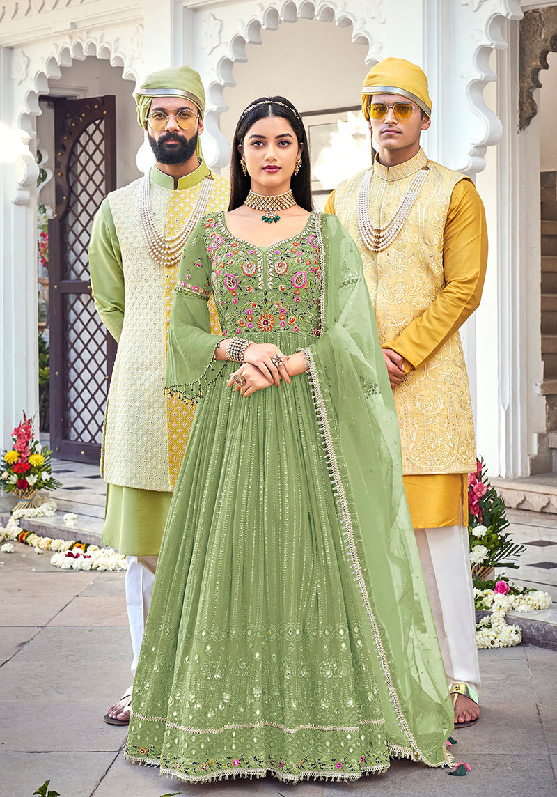 olive green mehndi dress Luxury Emerald Green Mehndi Outfit Henna Dress 40