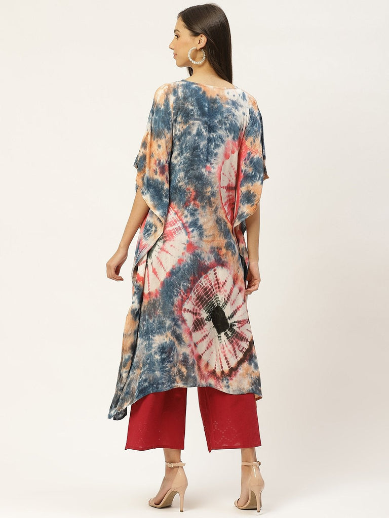 Women's Multi Crepe Kaftan Kurta