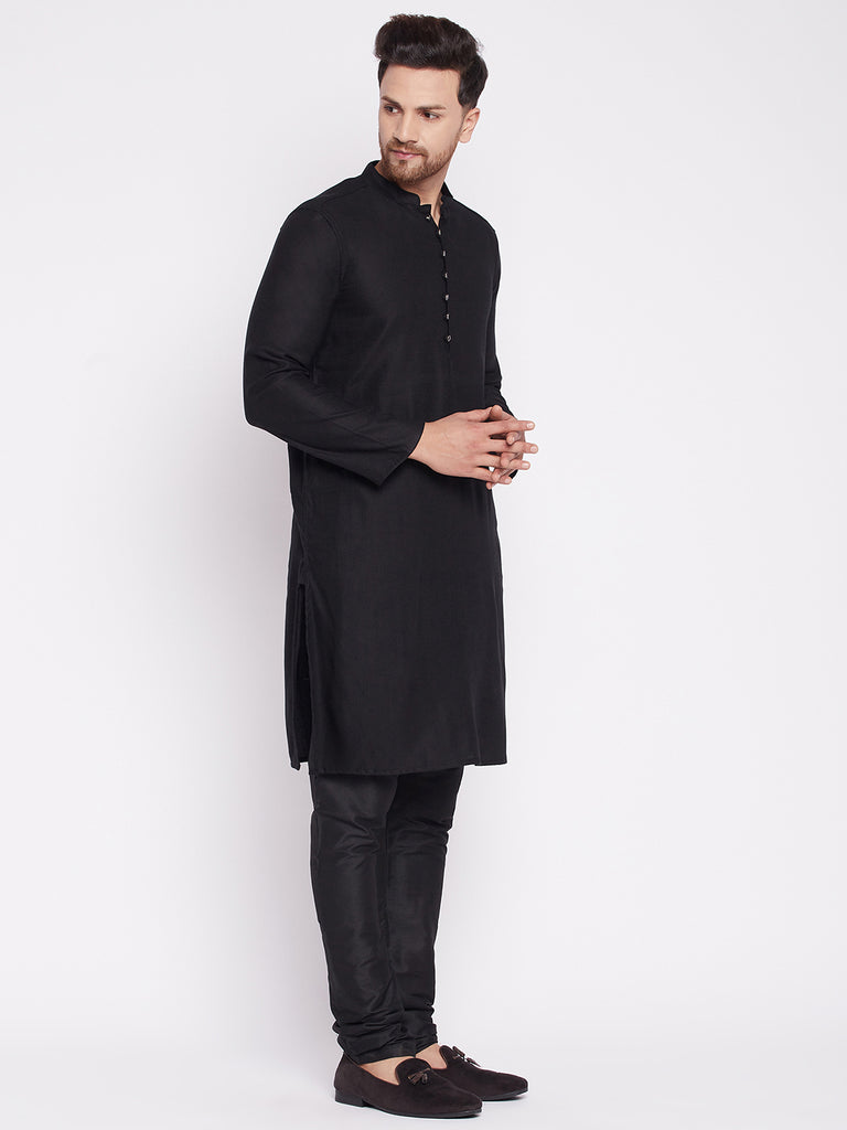 Men's Kurta with Slit Necklin