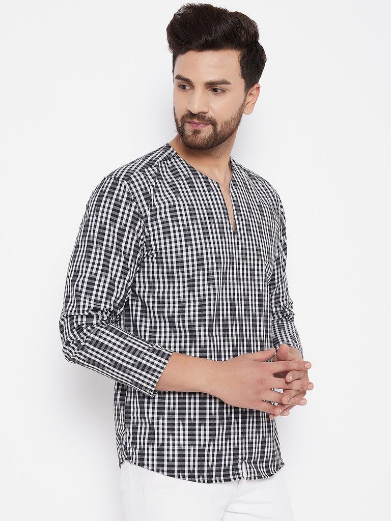 Men's Solid Cotton Kurta