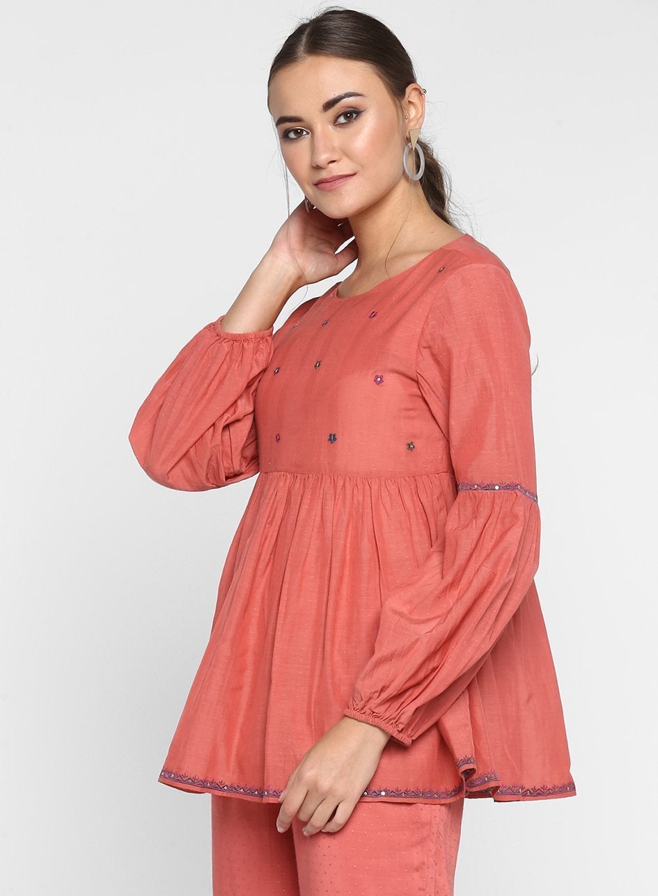 Women's Peony  peplum top - The Burnt Soul