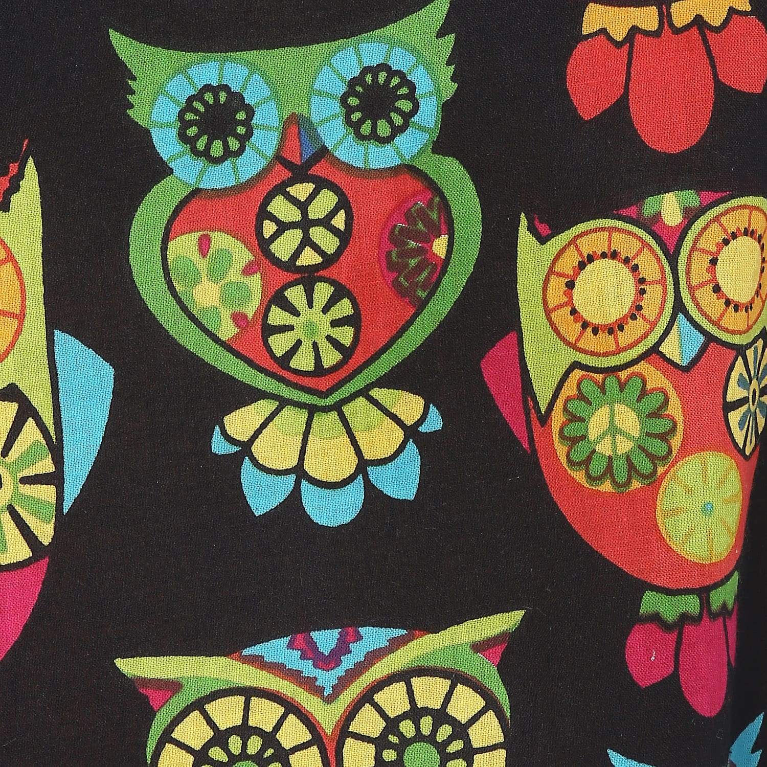 Women's Off-Shoulder Owl Printed Top - Pannkh