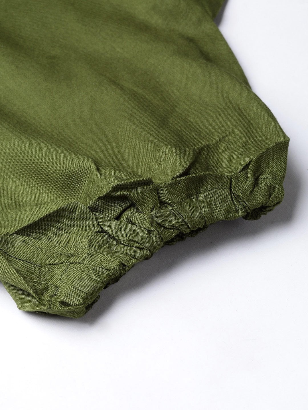 Women's Harem Pants - Olive Green - InWeave