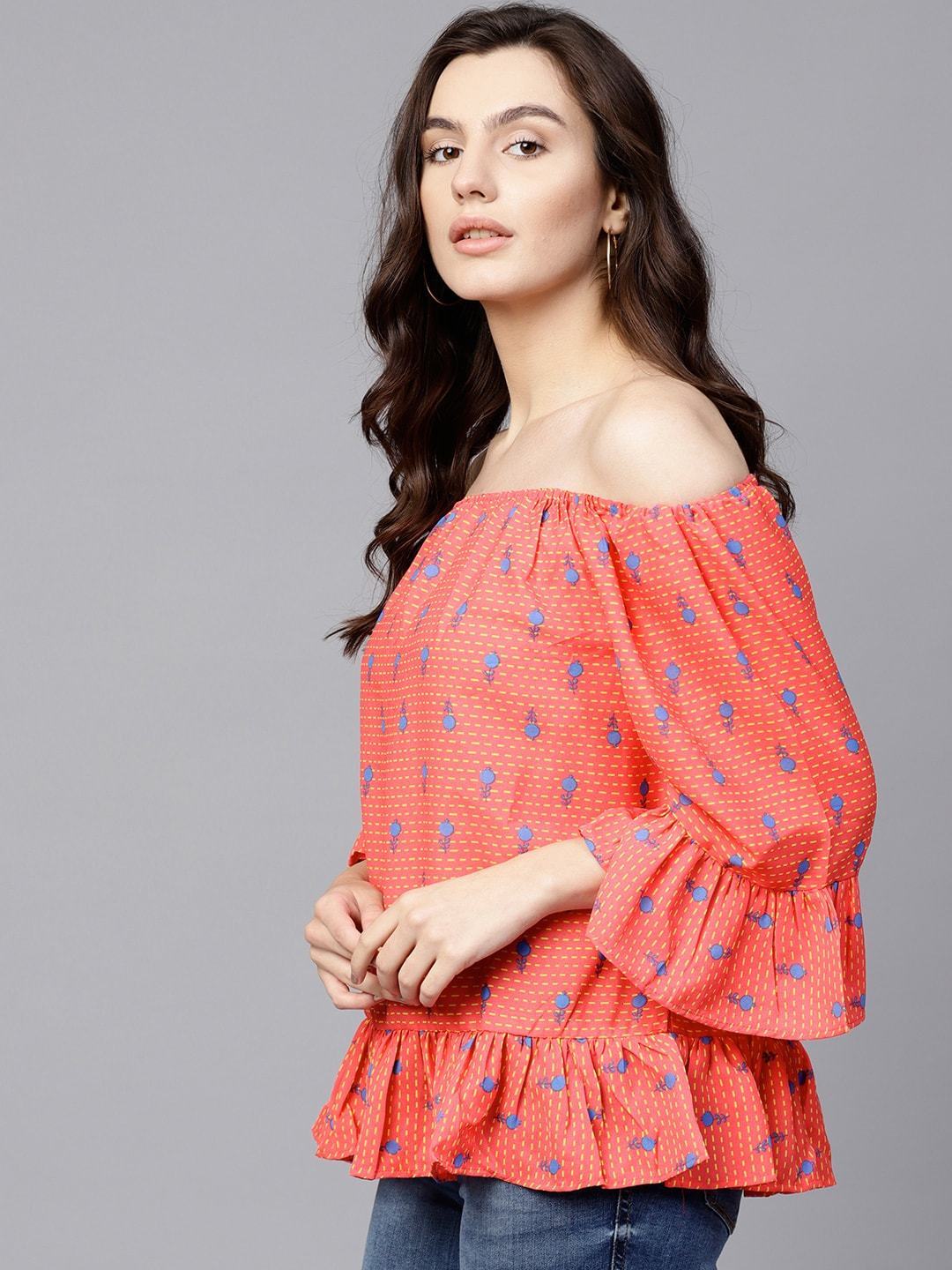 Women's Quirky Off Shoulder Top - Pannkh