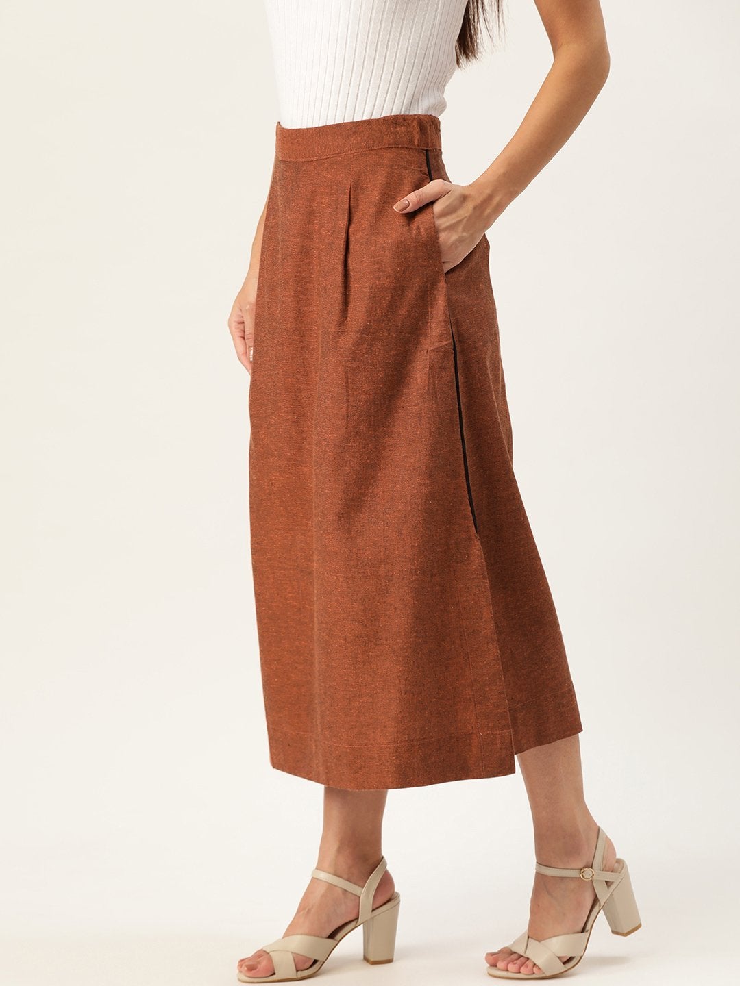 Women's Rust Skirt - InWeave