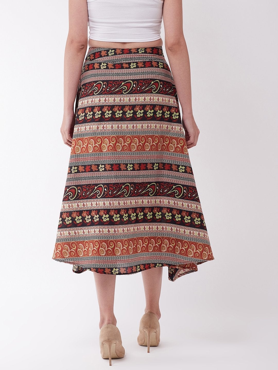 Women's Multicolour Skirt - InWeave