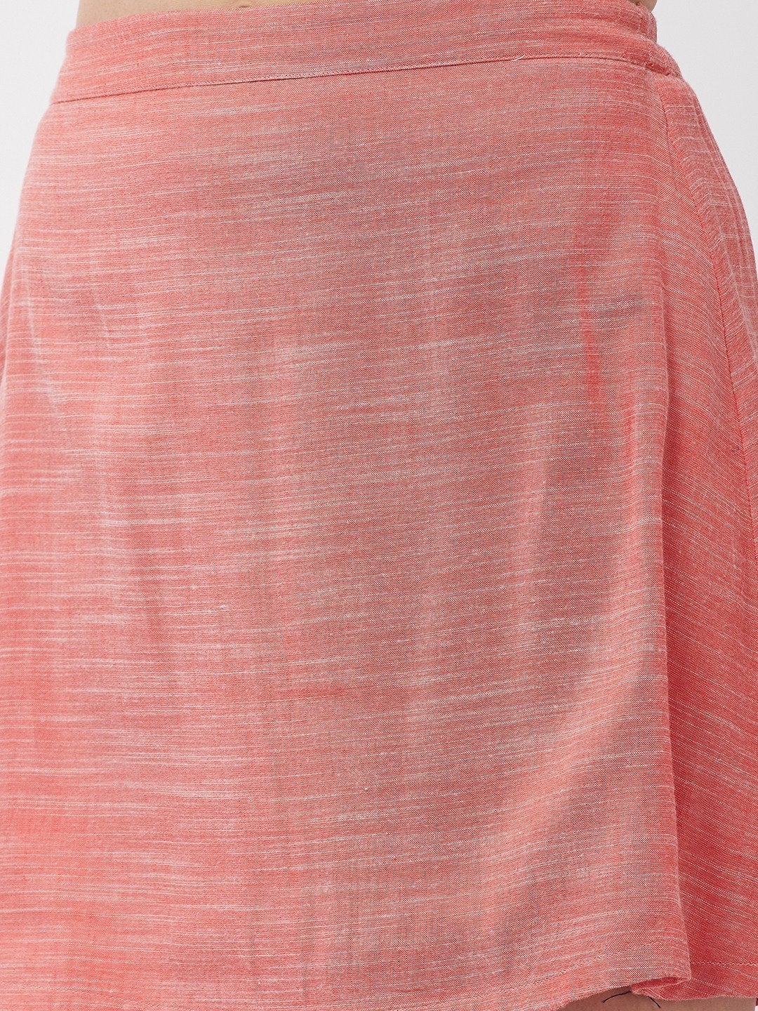 Women's Rouge Pink Short Skirt - InWeave