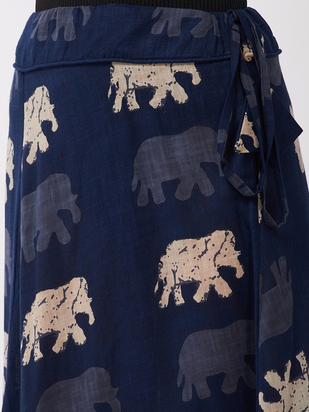 Women's Elephant Blue Skirt - InWeave