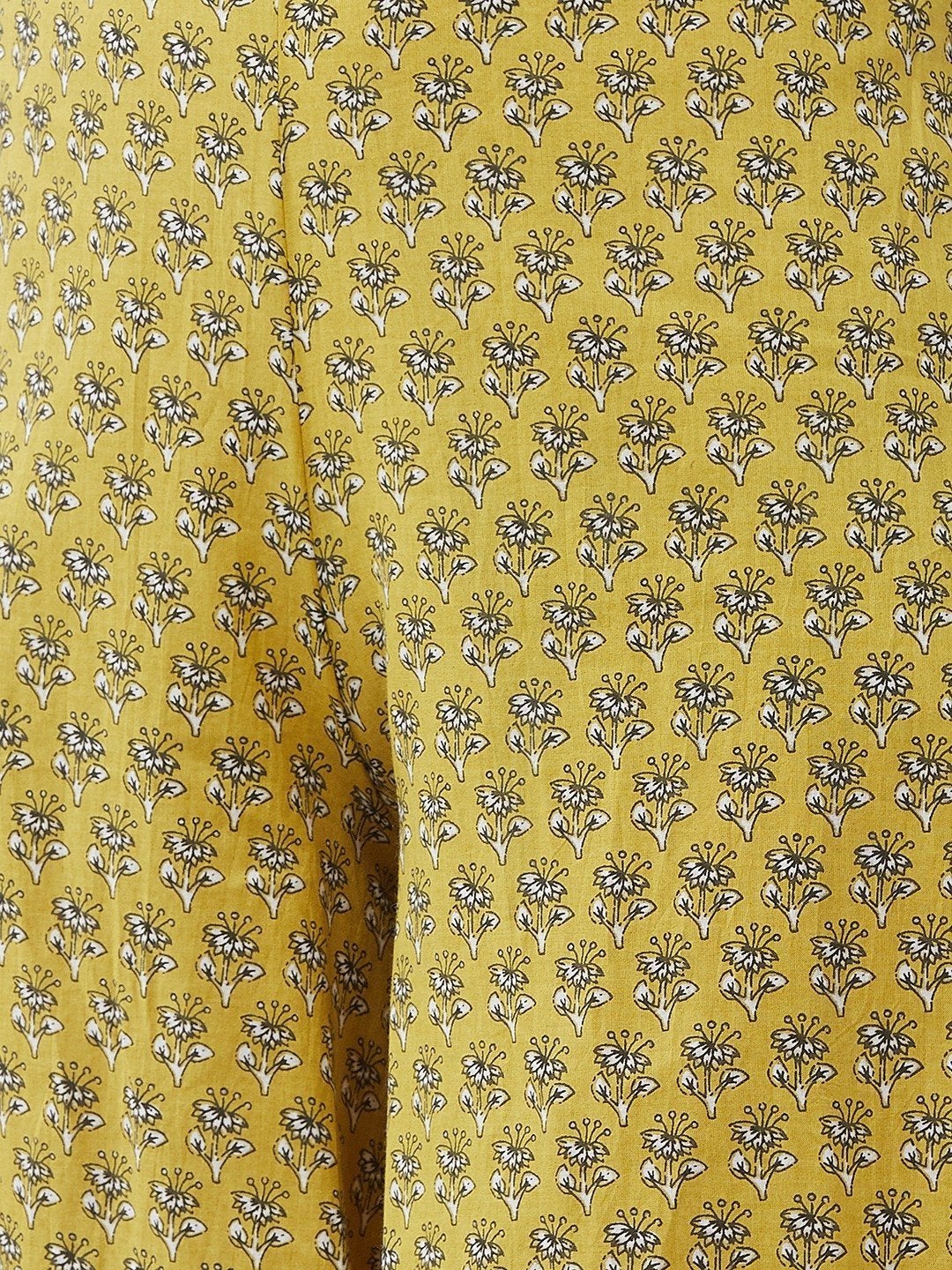 Women's Yellow Floral Print Palazo - InWeave