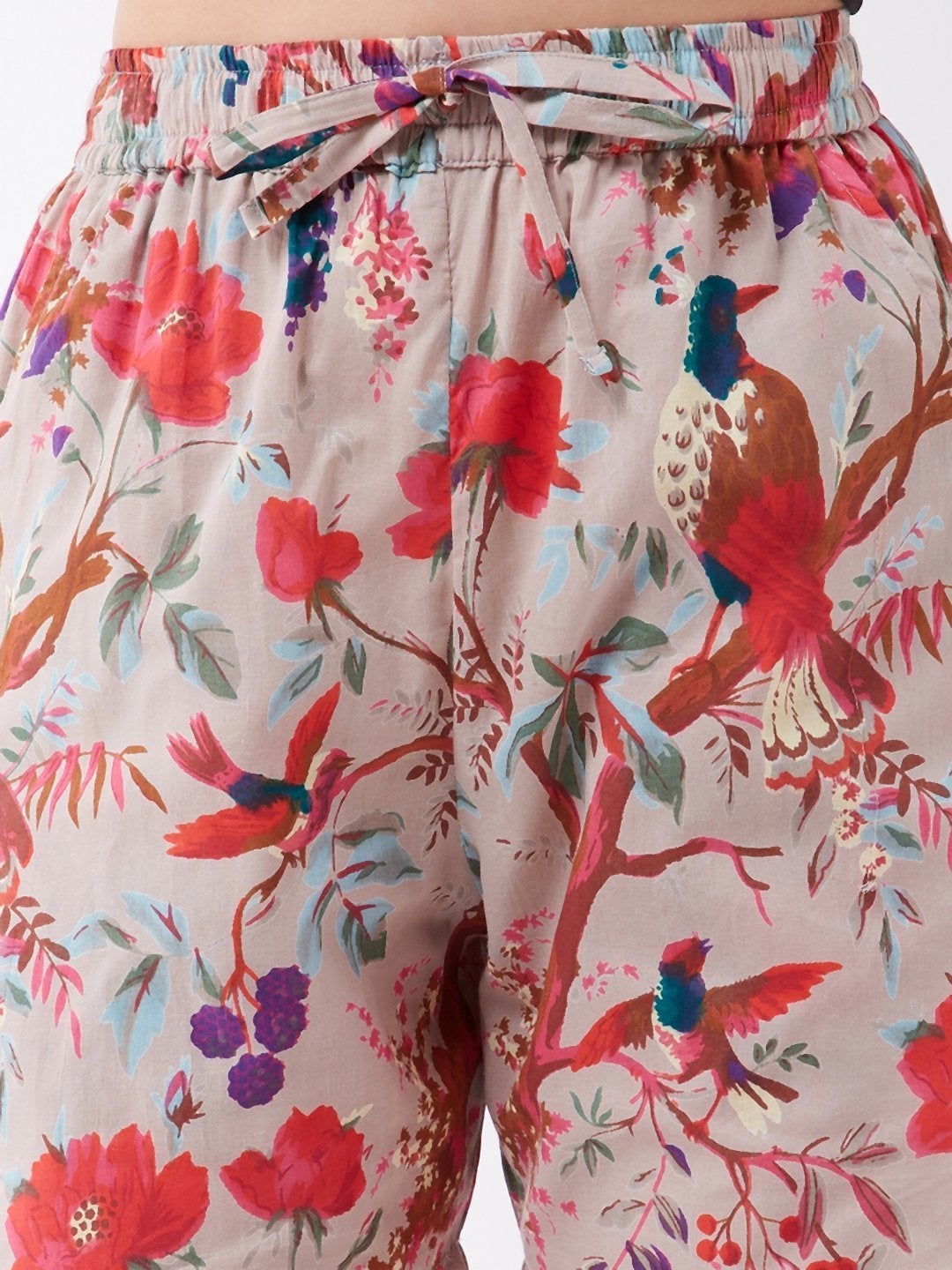 Women's Bird Print Shorts - InWeave