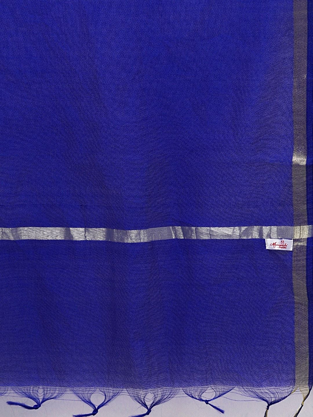 Women's Blue Solid Dupatta - Meeranshi