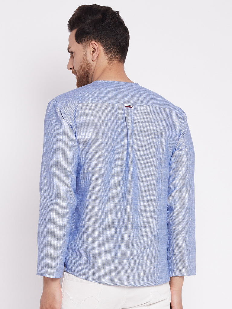 Men's Kurta with Slit Necklin