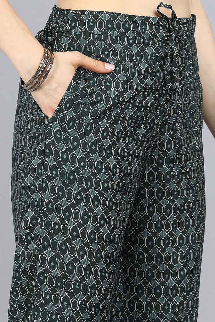 Women's Poly Crepe Printed Kurta Pant