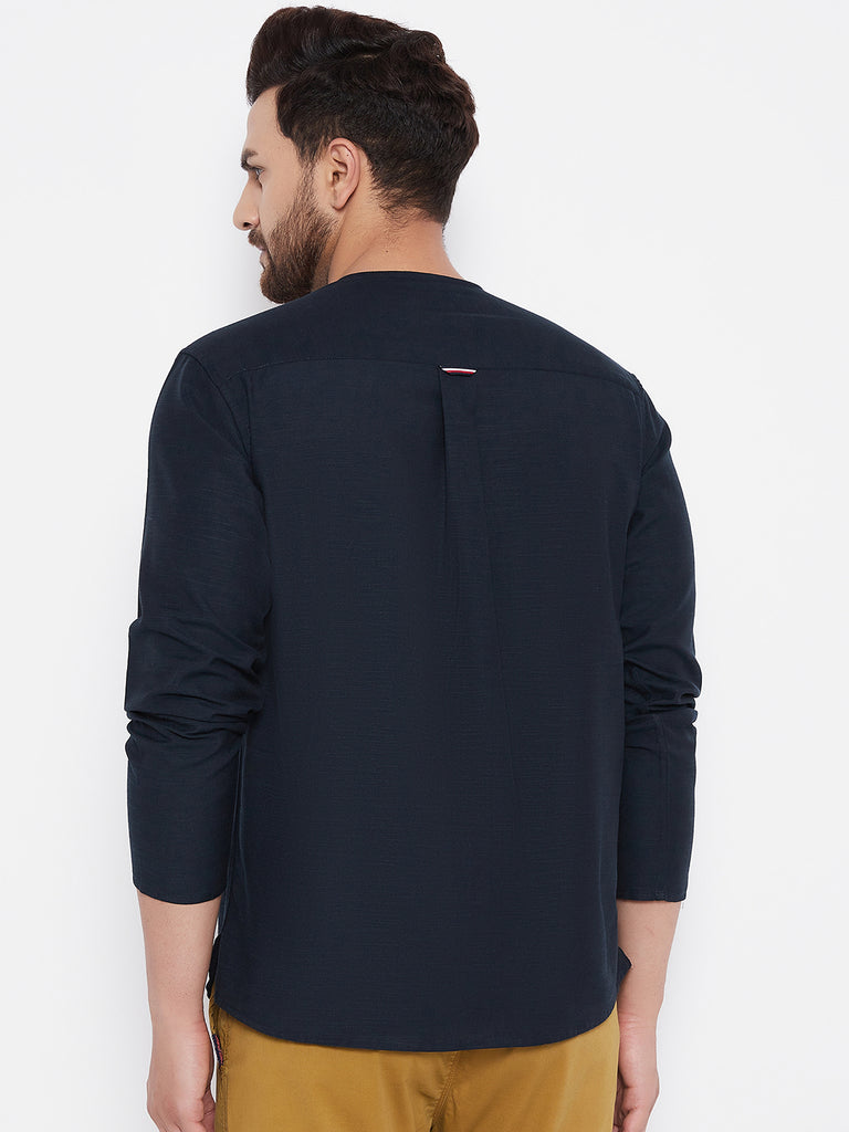 Men's Solid Cotton Kurta