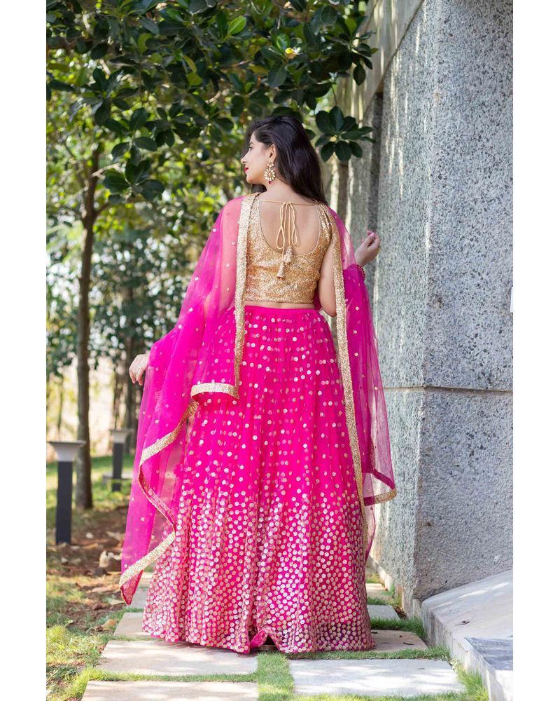 Women's Rani Pink Lehenga