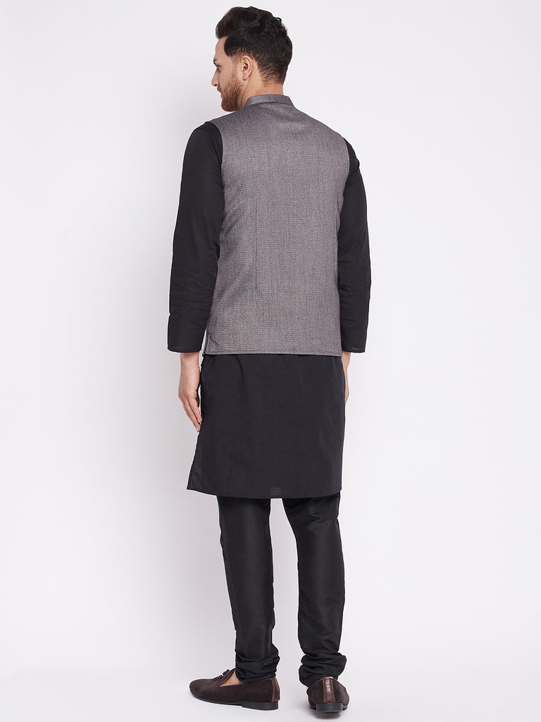 Men's Nehru Jacket with welt pocket