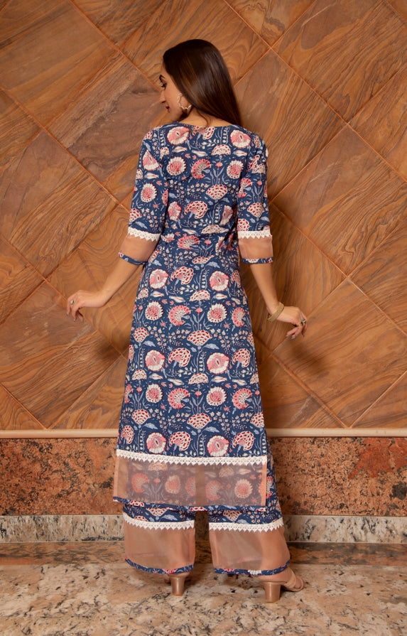Women's Sarika Cotton Suit Set - Pomcha Jaipur