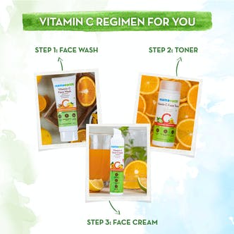 Vitamin C Face Wash with Vitamin C and Turmeric for Skin Illumination – 100ml - Mama Earth