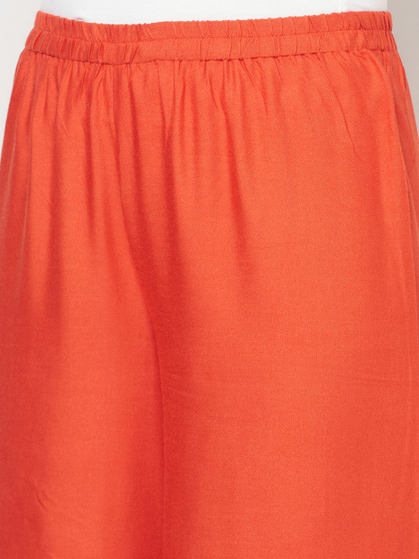 Women's Rayon Flared slip-on Palazzo,Ru