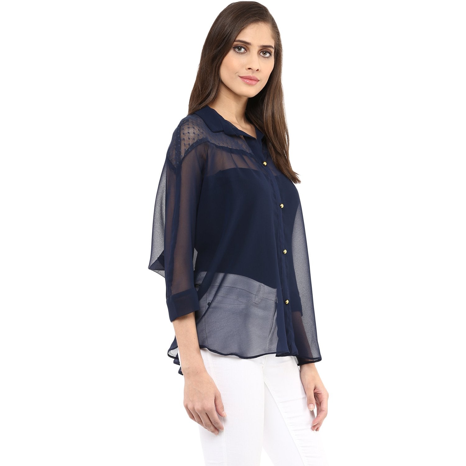 Women's Dotted Hippy Top - Pannkh