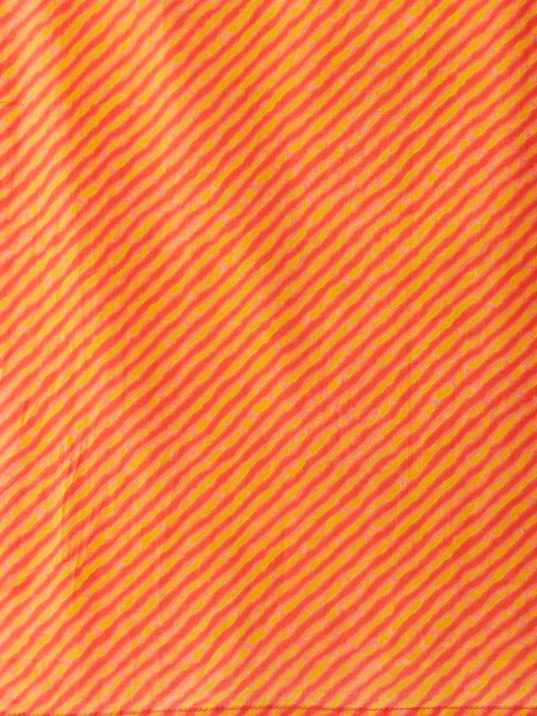 Women's Turquoise Orange Halter Kurta Pant Set - InWeave