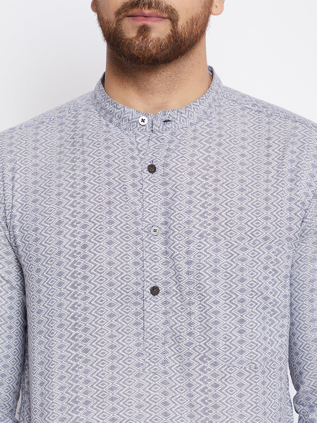 Men's Pure Cotton Woven Design Kurta - Even Apparels