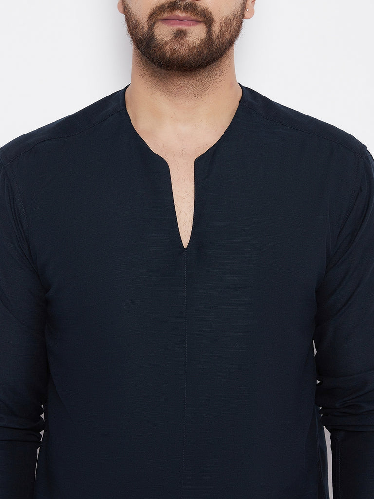 Men's Solid Cotton Kurta