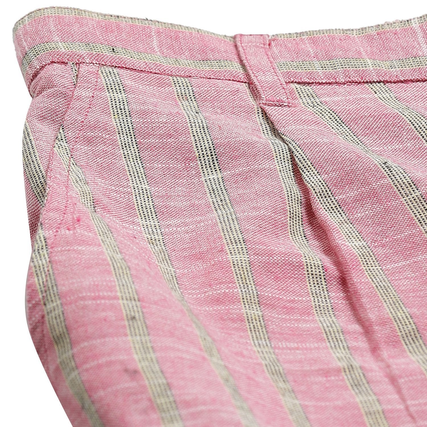 Women Pink Cotton Cullote Trouser by Myshka (1 Pc Set)