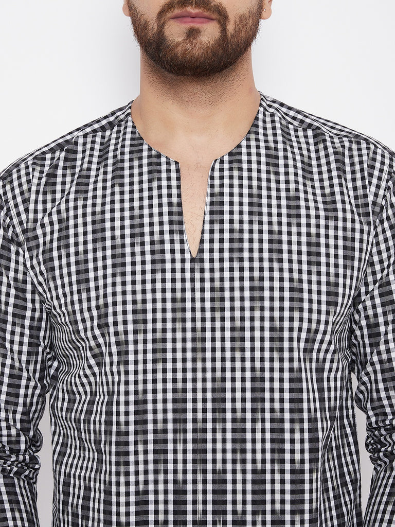 Men's Solid Cotton Kurta