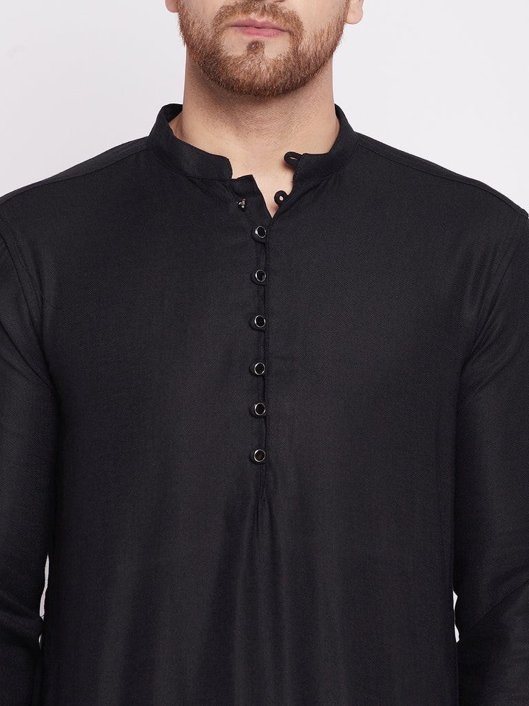 Men's Kurta with Slit Necklin