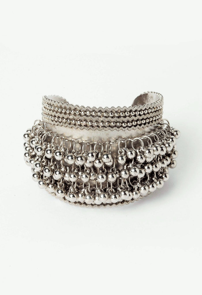 Johar Kamal German Silver Oxidised Combo Necklac