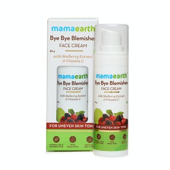 Bye Bye Blemishes Face Cream for Reducing Pigmentation and Blemishes with Mulberry Extract and Vitamin C – 30ml - Mama Earth