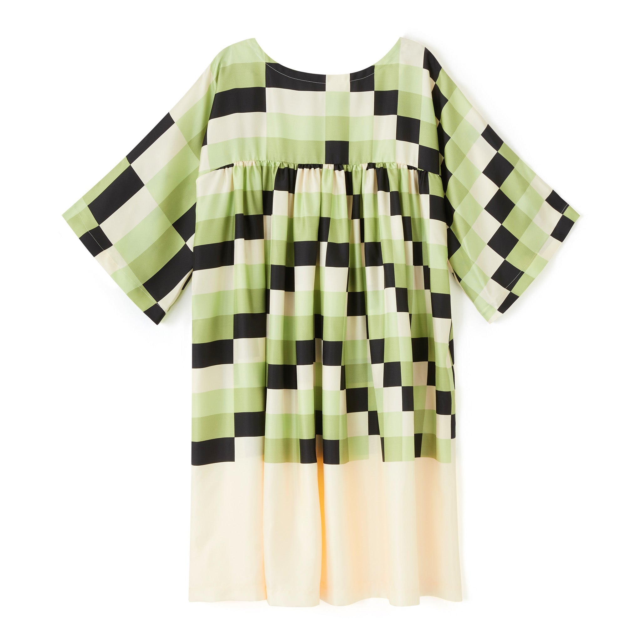 Women's Square Up Cotton Short Maxi Dress - Rangnaari