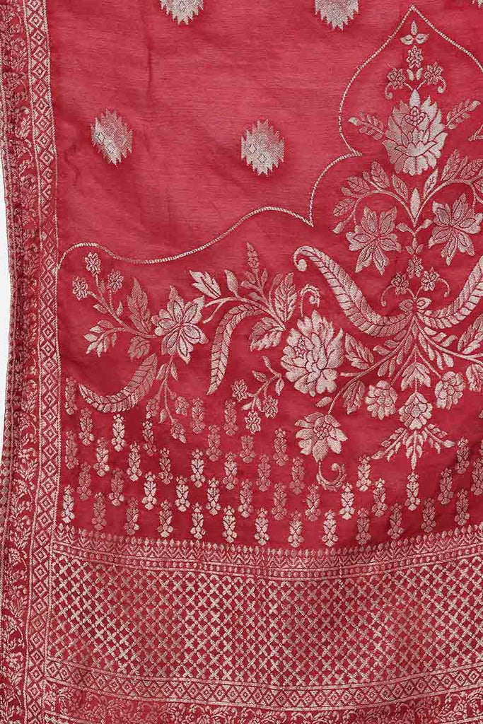 Women's Poly Silk Embroidered Kurta Pants With With Dupatta