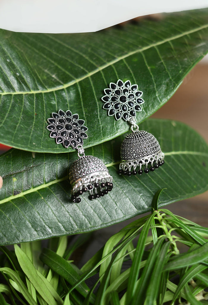 Trendia Silver-Plated Kundan with Pearls Jh