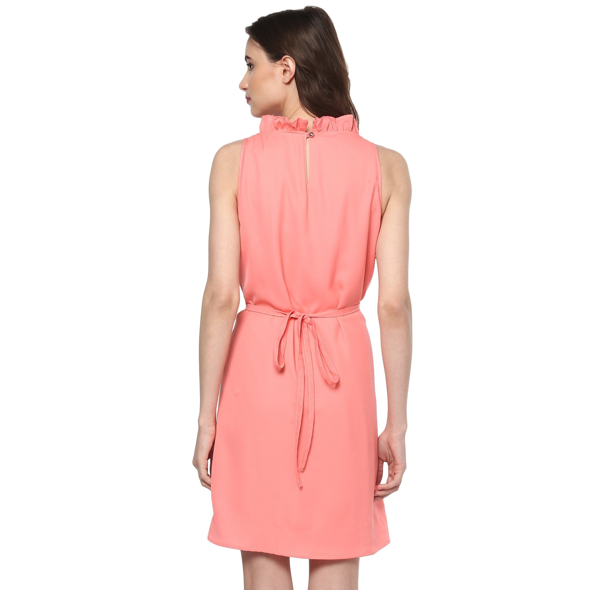 Women's Solid Flared Dress - Pannkh