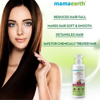 Hair Regrowth Combo : Onion Shampoo, 250ml and Onion Conditioner, 250ml - Mama Earth
