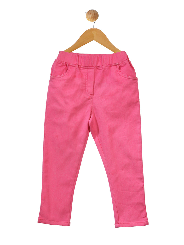 Girl's  Bright Flower Print Jumpsuit - S
