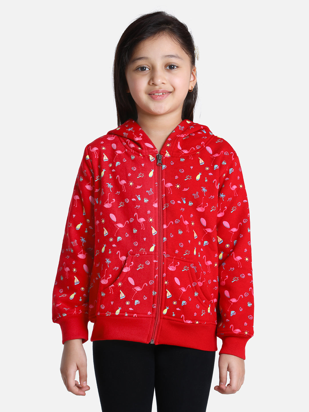 Girl's  Distressed Denim Jacket With Detachable Faux Fur Collar - StyleStone Kid